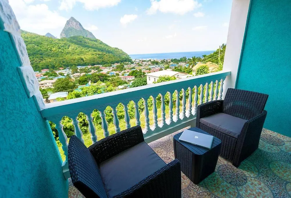 Sapphire Villa 4 - Pitons & Ocean Views Soufrière Lejlighed