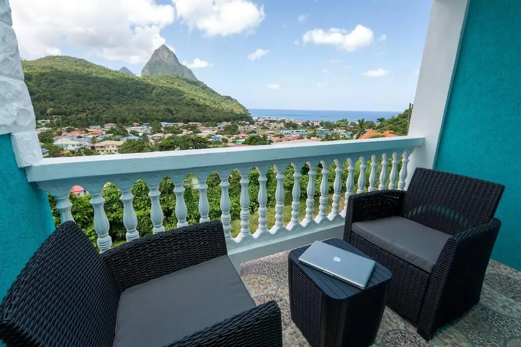 Lejlighed Sapphire Villa 4 - Pitons & Ocean Views Soufrière